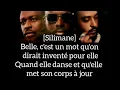 Gims × slimane × dadju - Belle (Lyrics/paroles officiels)
