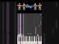 Download Lagu SMILE - BUTTERFLY EASY PIANO  #ekeys #piano #pianotutorial #midi #pianocover #smile #butterfly