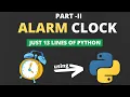 Build your own alarm clock using python alarm clock python python projects