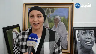 المسيلة نور الهدى فنانة تحاكي لوحاتها جمال بوسعادة الخلابة 