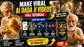 How I Create Viral AI Grandpa Story Videos Step-by-Step Tutorial