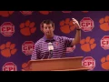 TigerNet com - Dabo Swinney pre spring 2017 part one