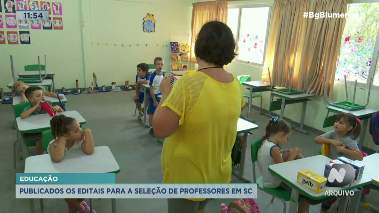 Editais para seleção de professores em Santa Catarina são publicados