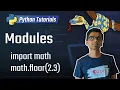 12 Modules Python 3 Programming Tutorials