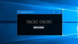 Batch Cmd clickable button Cmd menu