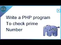 Write a PHP program to check prime number
