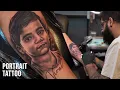 Stunning Portrait Tattoo of my Client s Son tattoosbyabishek