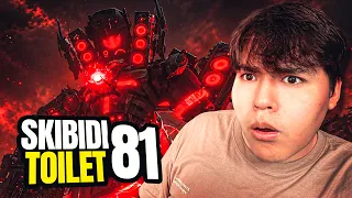 😭 ¡SOLO 4 MINUTOS! REACCIÓN A SKIBIDI TOILET 81
