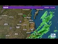 Radar Severe Weather Moves Across Southeastern Virginia and Northeastern North Carolina