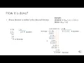 Basic Binary division process