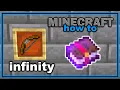 How to Get and Use Infinity Enchantment in Minecraft Easy Minecraft Tutorial