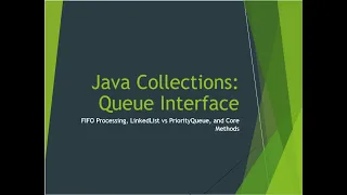 Collections Queues LinkedList vs PriorityQueue