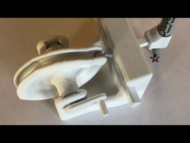 Complex Barrel Cam Shape Drawing Machine video thumbnail