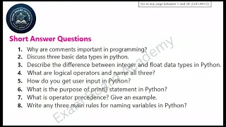 Class 10 Computer Science Chapter 3 Exercise Solution MCQs Short Long Questions 2026 New book
