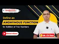 How to Create an Anonymous Function for Addition in Python - NareshIT