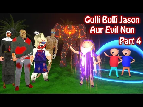 Download MP3 GULLI BULLI JASON AUR EVIL NUN (Part 4) | Gulli Bulli Horror Story | Gulli Bulli Cartoon | Cartoon