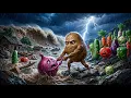 Aaloo Saved Pyaaz from a Deadly Flood Emotional Vegetable Story