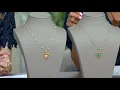 Rarities Diamond-Accented Gemstone Heart Necklace
