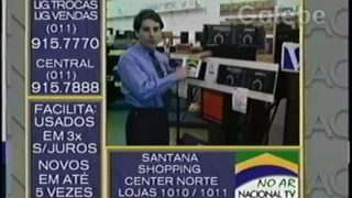 NACIONAL TV NO AR BOB GALEBE 07 08 1993