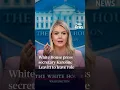 White House press secretary Karoline Leavitt to leave role