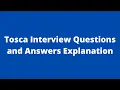 Tricentis Tosca Interview Questions and Answers for Freshers and Experienced Automation Testing
