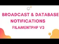 Realtime and Database Notification in FilamentPHP