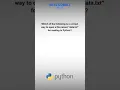 Python Challenge-5