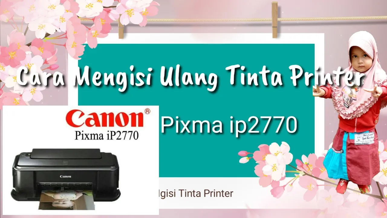 Cara Refill Tinta Suntik Printer Canon & HP | Tinta Isi Ulang Canon IP2770, MP287 & HP PSC 1315. 