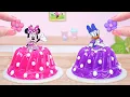 Download Lagu Minnie Mouse \u0026 Daisy Jelly ❤️CUTEST Miniature Disney Junior Minnie Cake Decorating 💜Mini Cakes Idea
