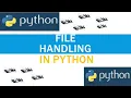 Tutorial 17 How to handle files in Python Programming r -Read w -Write a -Append x -Create