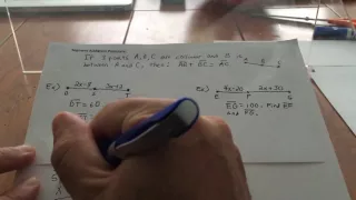 Measuring Segments Part 2 Segment Addition Postulate Geometry
