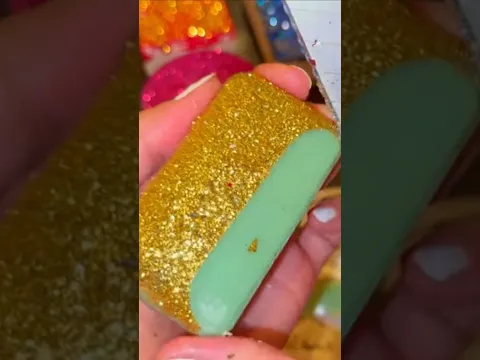 Glam soft soap #softsoapcutting #satisfying #soapingsounds
