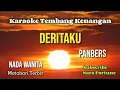 Download Lagu DERITAKU - PANBERS | karaoke nada wanita | lirik
