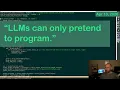 Jonathan Blow on why LLMs cannot program