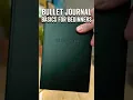 BULLET JOURNAL BASICS for BEGINNERS in 60 Seconds
