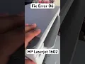Download Lagu How to Fix Er 06 Error in HP LaserJet Tank MFP 1602w? #viral #hp