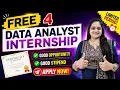 4 Data Analyst Internships Last Date Near Stipend Certificate Apply Now