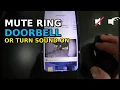 Turn Ring Doorbell Camera Alert Sound Fast Guide