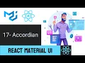 Accordion Component In React Material UI