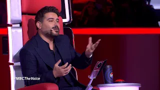 الحلقة الثانية عشر   المشترك أحمد عطية يذهل المدربين بصوته ويحصل على أعلى نسبة تصويت دندنها