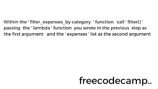 Learn Lambda Functions by Building an Expense Tracker Python Beta Cert Step 21