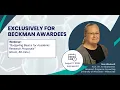 Budgeting Basics for Research Proposals Webinar hosted by the Arnold and Mabel Beckman Foundation