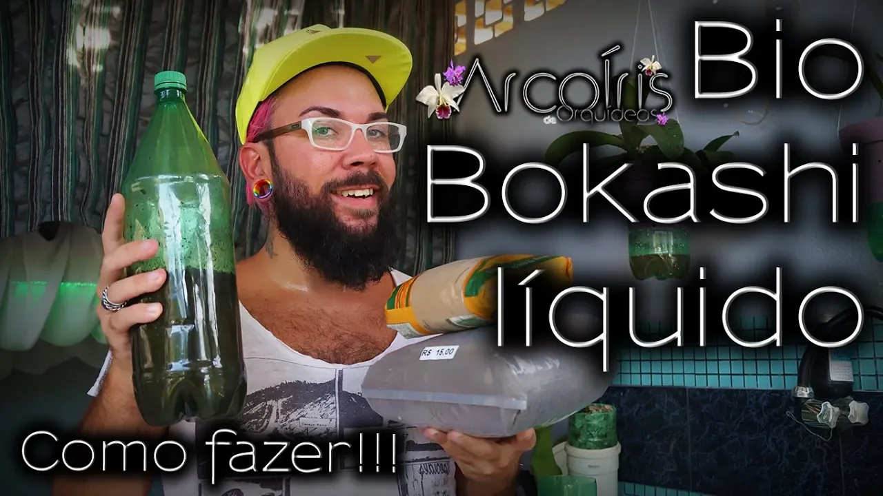  BIO BOKASHI LÍQUIDO COMO FAZ E USA? ARCOÍRIS DE ORQUÍDEAS