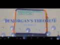 DIGITAL LOGIC DEMORGAN S THEOREM EXAMPLE