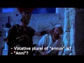 Life of Brian graffiti scene with subtitles
