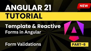 Angular 21 Tutorial for Beginners Template Reactive Form Validation Part - 6