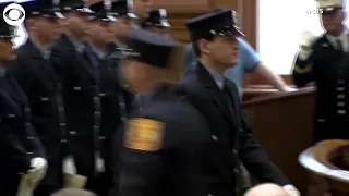WEB EXTRA Bruce Springsteen s Son Sworn In As Firefighter