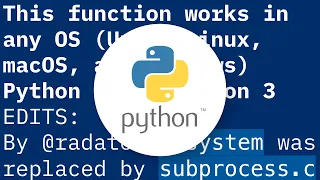 Pinging servers in Python