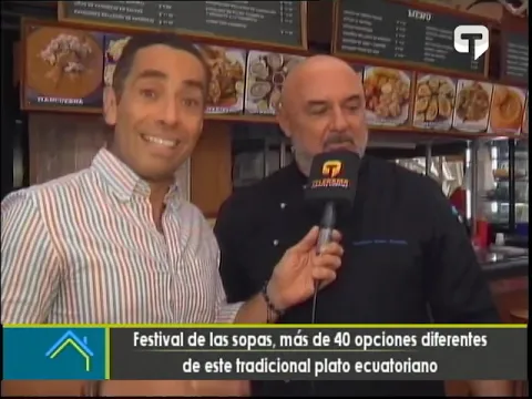 Festival de sopas,más de 40 opciones diferentes de este tradicional plato ecuatoriano
