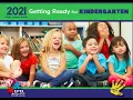 2021 November Getting Ready for Kindergarten Calendar